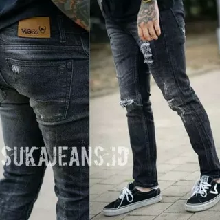 Celana Jeans Pria Black Viper APPAREL™ Destroy-VLG36 Series ORIGINAL