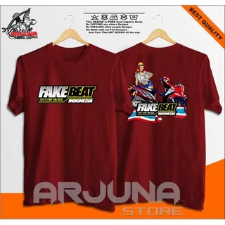 Kaos / Baju Motor Thailook Fake Honda Beat Indonesia Beat Fi Injection Kaos Otomotif Racing keren V1