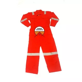 WEARPACK TOMMY BAHAN DRILL (MERAH)