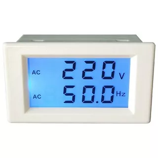 voltmeter + hz meter / voltmeter + frequency meter ac digital