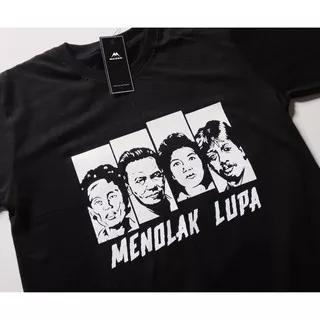 COD KAOS PRIA MENOLAK LUPA BAJU TOKOH WIJI THUKUL TAN MALAKA MUNIR MARSINAH PAKAIAN PRIA KEREN MURAH