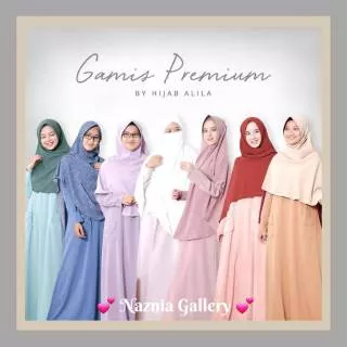 New Colour Gamis Premium HIJAB ALILA | Daily Gamis Syari Muslimah Dewasa Busui dan Wudhu Friendly
