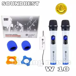 Mic Wireless Soundbest W10,Soundbest W8