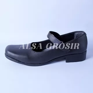 Sepatu Pantofel Wanita Hak 3 Cm Warna Hitam Untuk Paskibra dan Sekolah Size 37 - 41 Sepatu sekolah wanita