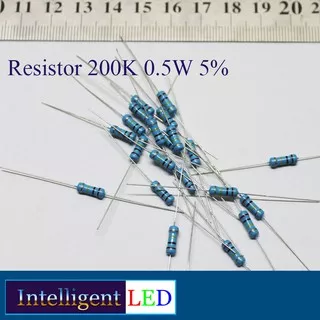 Resistor 200K ohm 0.5 W  1/2 W 5%  5 pcs