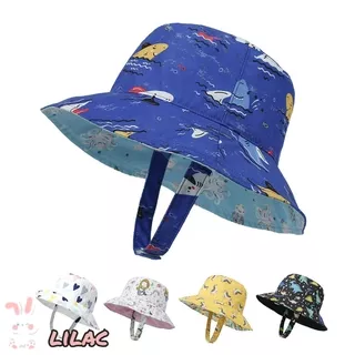 LILAC Cute Baby Boy Hats Kids Caps Toddler Hat Baby Sun Hat Summer Wide Brim Baby Girl Hats Infant Beach Hat UPF 50+ Bucket Hat