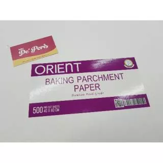 Baking Paper orient 500lembar/1rim Baking Parchment