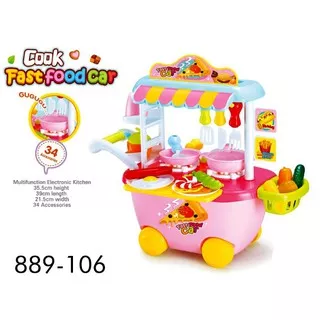 MINI FAST FOOD CAR 34PCS MAINANANAK MURAH MAINAN ANAK PEREMPUAN NERF N STRIKE MODULUS EDUKASI MAINANMURAH MAINANEDUKASI L3S5