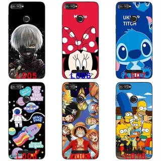 Soft Case Silikon Tpu Cover Belakang Motif Lukisan Kartun Anime Warna-Warni Untuk Lenovo K320T