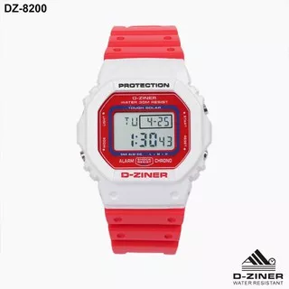 D-ZINER Original  | Anti Air | Jam Tangan Sport Pria Wanita ORI D Ziner Water Resist Digital DZ8200