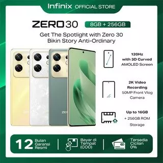 Infinix Zero 30 4G - Up to 16GB Extended RAM - Helio G99 - 6.78 Amoled 3D Curved Display 120Hz - 108MP