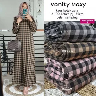 Gamis Kaos Import VANITY maxy By ALFASHION hijab solo