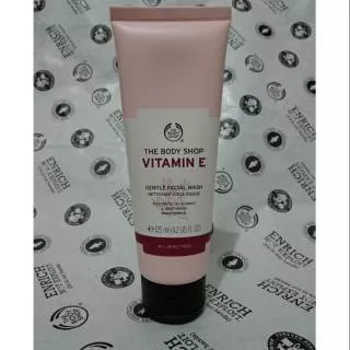 Vitamin E gentle facial wash the body shop