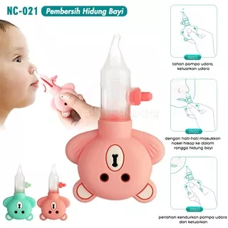 Alat Pembersih Hidung Bayi Anak pipet Ingus Bayi Alat Penyedot Ingus Bayi NC-021 Baby Nose Cleaner