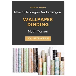 Wallpaper Dinding Marmer - Marble - Wallpaper Dapur - Walpaper Tembok Marmer - Kompor - Meja Dapur 1