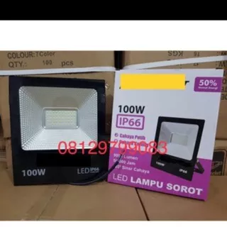 Lampu sorot led outdoor 100w 100 watt lampu tembak led sorot floodlight led outdoor 100watt 100 watt