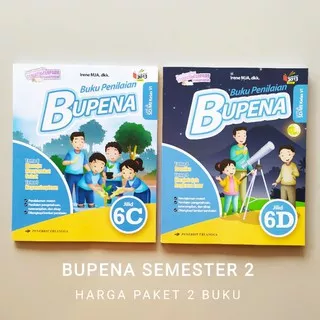 HARHA PAKET 2 BUKU BUPENA 6C 6D TEMATIK SD KELAS 6 BUPENA ERLANGGA