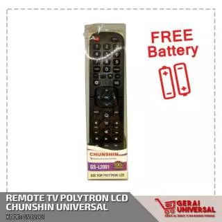REMOTE REMOT MULTI TV LCD LED POLYTRON SMART TV YOUTUBE CHUNSHIN GS-L2001