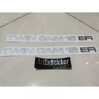 Sticker stiker twincam 16 Efi great corolla 1set 2 pcs