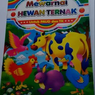 BUKU MEWARNAI HEWAN TERNAK