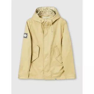 Pretty Green Cotton Zip Up Hooded Jacket (Sand) Original