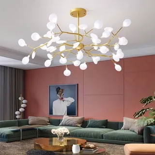 Ruang tamu/ruang makan/kamar tidur desain gaya modern lampu gantung LED, 45 lampu