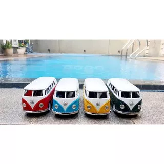 Diecast Mobil VW Combi Miniatur Mobil Volkswagen Alloy Car