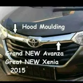 Hood Moulding List Grill Grand New Avanza Great Xenia