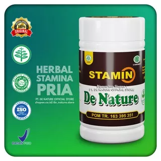 STAMIN Obat Herbal DE NATURE untuk membantu menjaga stamina pria
