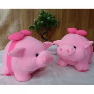 Boneka babi pink lucu murah / boneka babi mini / grosir boneka mini