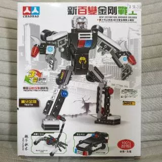 bricks transformers robot 3 in 1 jadi mobil dan hewan mainan bricks robot