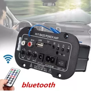 Audio Power Amplifier Hi-Fi Bass Stereo Bluetooth USB FM Radio TF Player Subwoofer DIY 30W