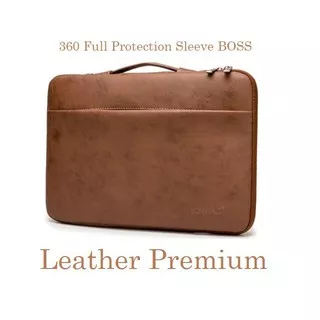 Laptop HP Pavilion Gaming 15 Ryzen 7 15.6 Inch Tas Full Protection 360 Sleeve Genuine Leather Bag