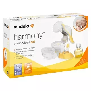Pompa ASI Manual Breast Pump Medela Harmony Pump and Feed Set with Calma