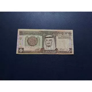 Uang 1 riyal Arab saudi kuno Original 100%