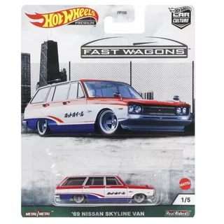 Hot Wheels Premium Fast Wagons 69 Nissan Skyline Van - HOT WHEELS