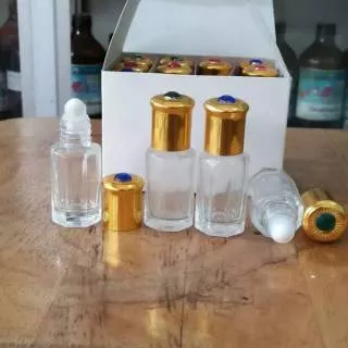 Botol Roll On 6 ml-Botol Parfum Oles-Botol Permata