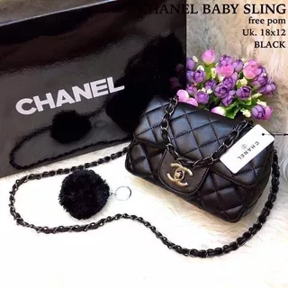 Tas chanel impor baby premium / slingbag chanel mini baby impor