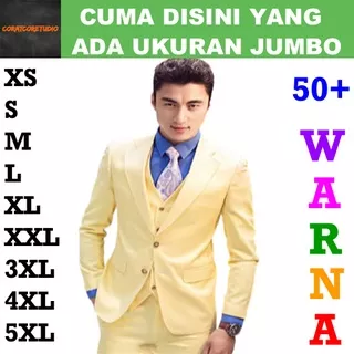 FortKlass FORTGLASS RISRUS FASHION Snowshop JAS Cowok BLAZER Pria TEBAL SETELAN Polos Groomsmen Kantor Office Kerja Resmi Formal Kasual Casual Kuliah Wisuda Resepsi Pernikahan Kantong Saku KUNING LEMON PASTEL SOFT MUDA CERAH Jas Kancing 1 2 Saku Tutup