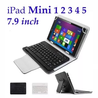 Ipad Mini 1 2 3 4 5 Smart Keyboard Bluetooth Case Casing Flip Cover