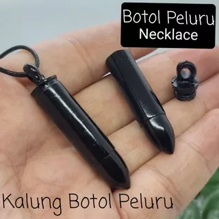 Kalung Botol Peluru Simpan Minyak Foto Liontin Tabung Peluru Unik Diskon Vaganza