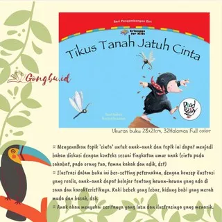 BUKU CERITA ANAK - 	TIKUS TANAH JATUH CINTA