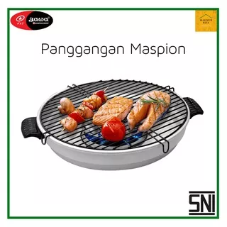 Fancy Grill Maspion 33 cm / Panggangan Daging / Panggangan Sate / Panggangan bbq / Alat Bakaran / Pemanggang / Panggangan Roaster / Magic Roaster