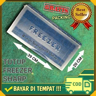 TUTUP FREEZER SHARP PENUTUP FRESER KULKAS 1 PINTU SHARP SJ-M151T SJ-N166 ASLI ORIGINIAL - BISA COD