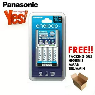 Panasonic Eneloop Basic Charger + 4pcs Battery AA 1900mAh Rechargeble