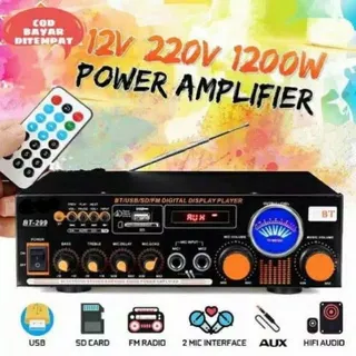 ?POWER AMPLIFIER DIGITAL AUDIO BT299 USB/TF/FM/BT HANDLE WITH CARE DC12V / AMPLIFIER BLUETOOTH / AMPLIFIER KARAOKE / AUDIO POWER AMPLIFIER / AMPLI / AMPLIFIER FLECO #power ampli mini fleco / amplifier bluetooth# sound bluetooth eqequalize# ampli fleco