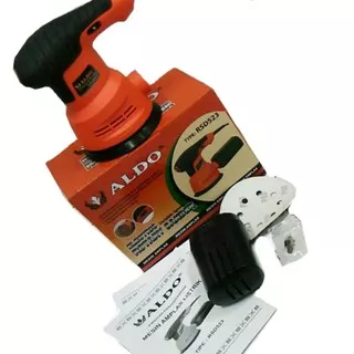 Sander ALDO 5Inch RSD253 Variable Speed Mesin Amplas Orbital Disc Sander Bulat Bundar Putar Elektric