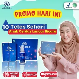 GENEROS Speech Delay Original Vitamin Otak Kecerdasan Anak Obat ADHD Terlambat Lancar Bicara BPOM