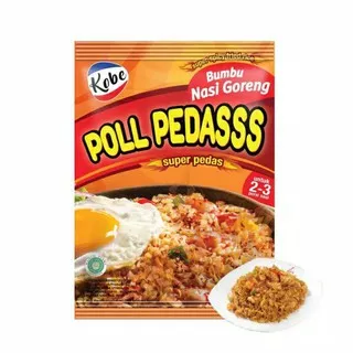 Kobe Nasi goreng pol pedas / nasi goreng poll pedasss / bumbu nasi goreng pol pedas