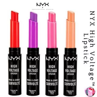 NYX Professional Makeup, High Voltage™ Lipstick, 2.5 g, ex USA. Lipstik NYX ORI